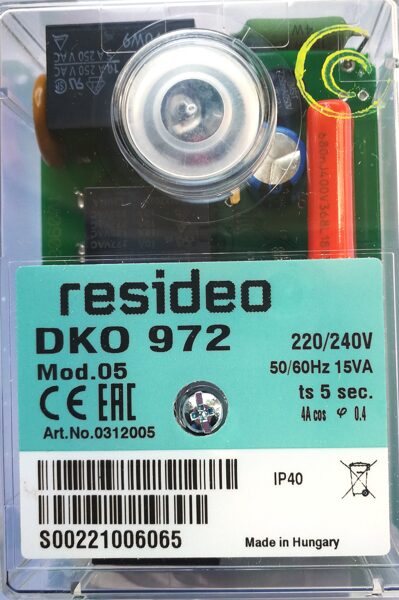 DKW 972  Resideo (Honeywell) control box