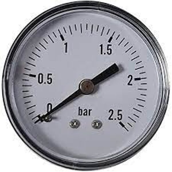 Pressure gauge 0-2.5bar GU